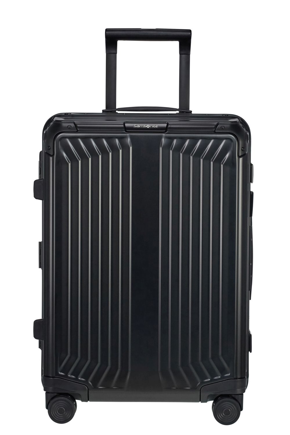 Samsonite Βαλίτσα 4 ρόδες LITE-BOX ALU ΜΑΥΡΟ Size 55