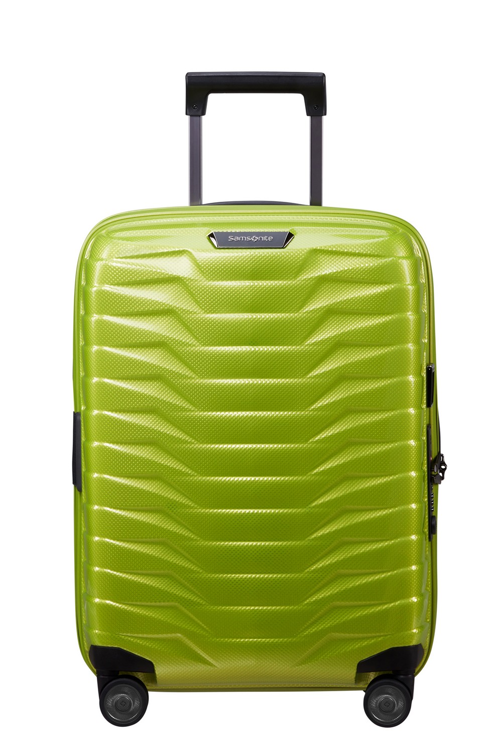 Samsonite Βαλίτσα 4 ρόδες PROXIS ΠΡΑΣΙΝΟ ΦΛΟΥΟ Size 55EXP