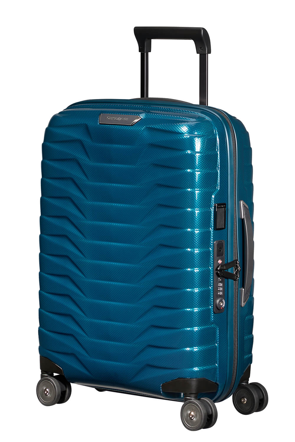 Samsonite Βαλίτσα 4 ρόδες PROXIS ΠΕΤΡΟΛ Size 55EXP