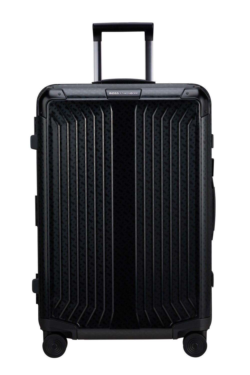 Samsonite Βαλίτσα 4 ρόδες LITE-BOX ALU / BOSS ΜΑΥΡΟ Size 69