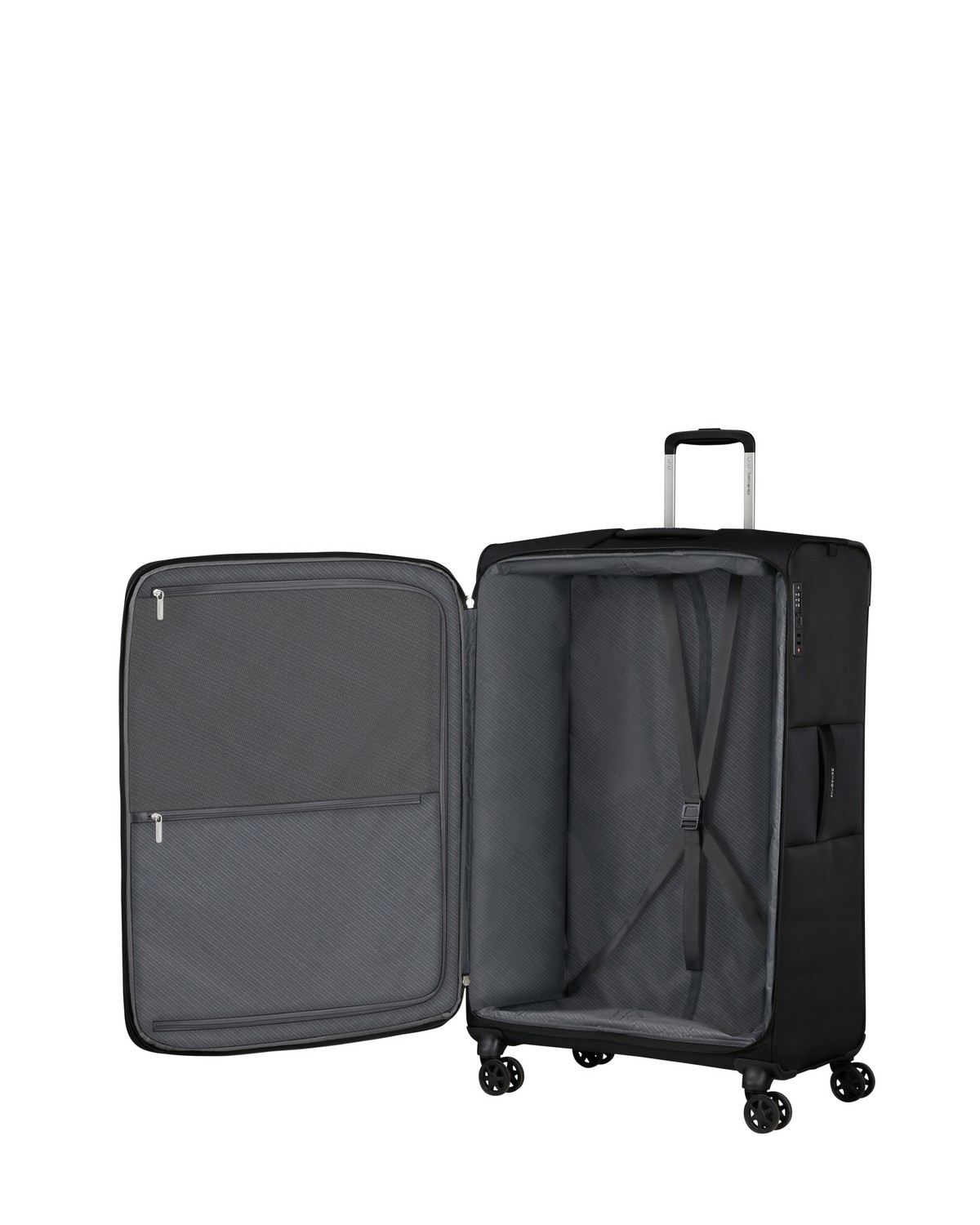 Βαλίτσα 4 ρόδες BASE BREEZE ΜΑΥΡΟ Size 78EXP φωτογραφία