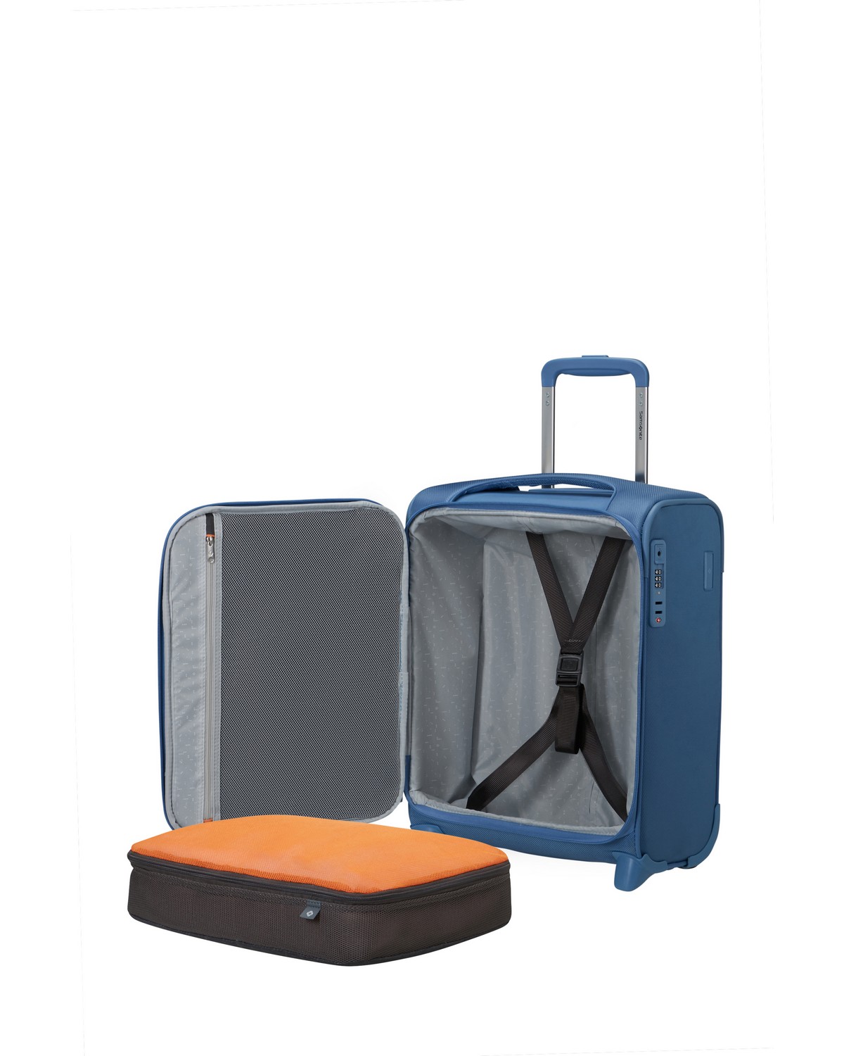 Βαλίτσα 2 ρόδες RE-LITE ΓΑΛΑΖΙΟ Size 45 φωτογραφία