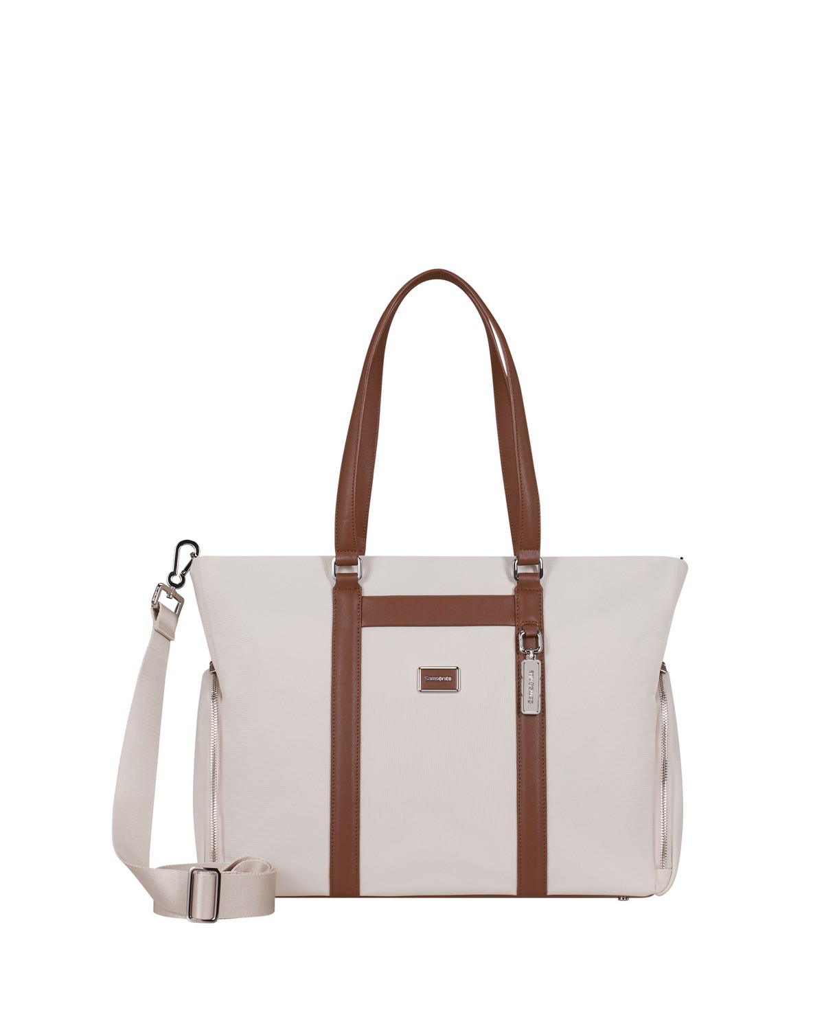 Samsonite Τσάντα Ώμου IMAGE BIZ ΕΚΡΟΥ Size 32